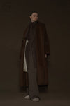 Mutedance 24 Autumn and Winter Belted Wool Coat MD-MD24FW26-BROWN